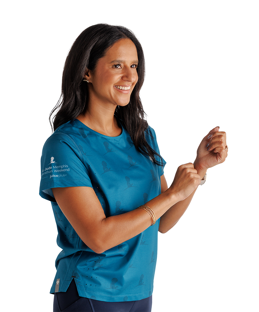 Primary image St. Jude Memphis Marathon Teal Rabbit Tee